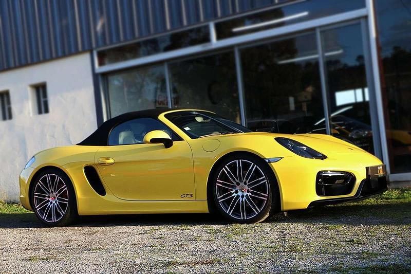 Occasion Porsche Boxster 330 ch (242 kW) 2014 Jaune Cabriolet