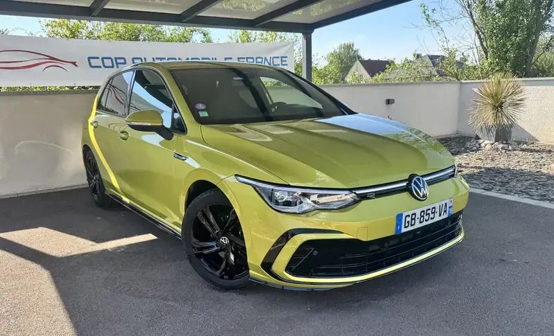 Jaune Utilisé 2021 VW Golf VIII R-line Berline | 26 490 € (Bon prix) - Image 1/4