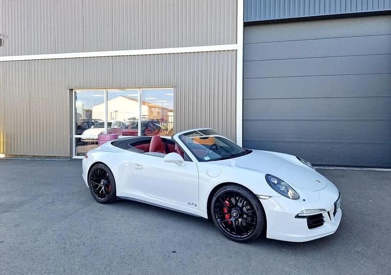 Blanc Utilisé 2015 Porsche 911 Carrera 4 GTS Cabriolet | 106 900 € - Image 1/4