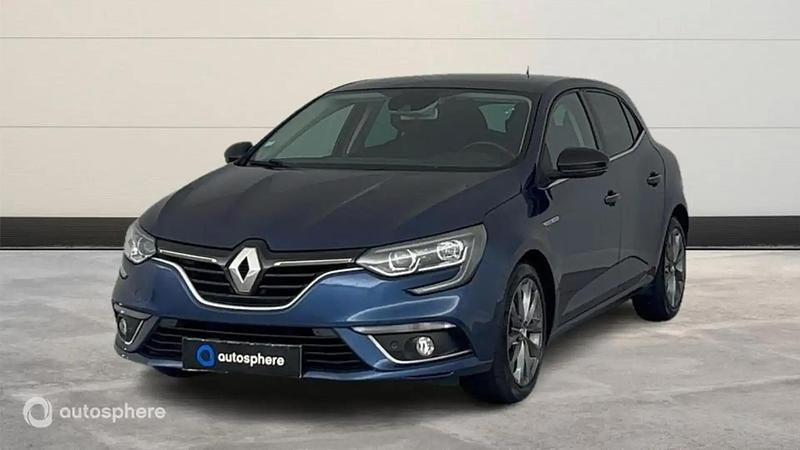 Bleu Occasion 2017 Renault Mégane IV LIMITED Berline | 11 990 € (Prix juste) - Image 1/4