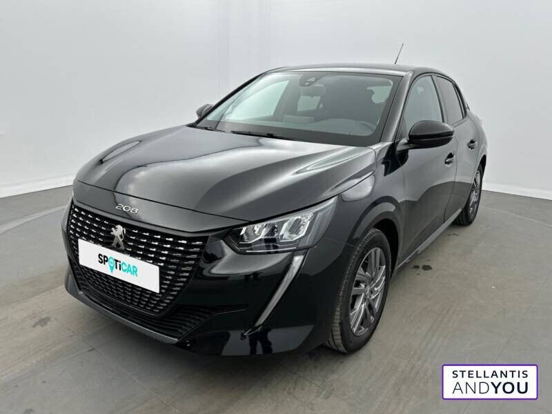Noir Utilisé 2021 Peugeot 208 Style Citadine | 11 990 € (Prix juste) - Image 1/4