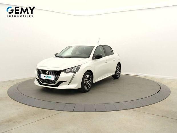 Blanc Utilisé 2022 Peugeot 208 Allure Citadine | 13 870 € (Prix juste) - Image 1/4