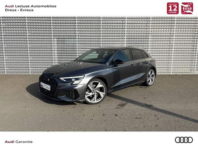 Gris daytona nacré Occasion 2022 Audi A3 S-Line | 30 480 € (Prix assez cher) - Image 1/4