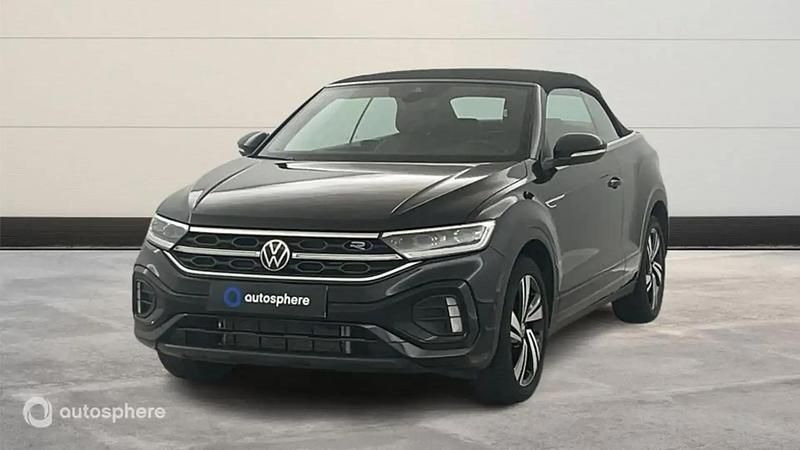 Noir Utilisé 2023 VW T-Roc Cabriolet R-line Cabriolet | 36 990 € (Prix assez cher) - Image 1/4