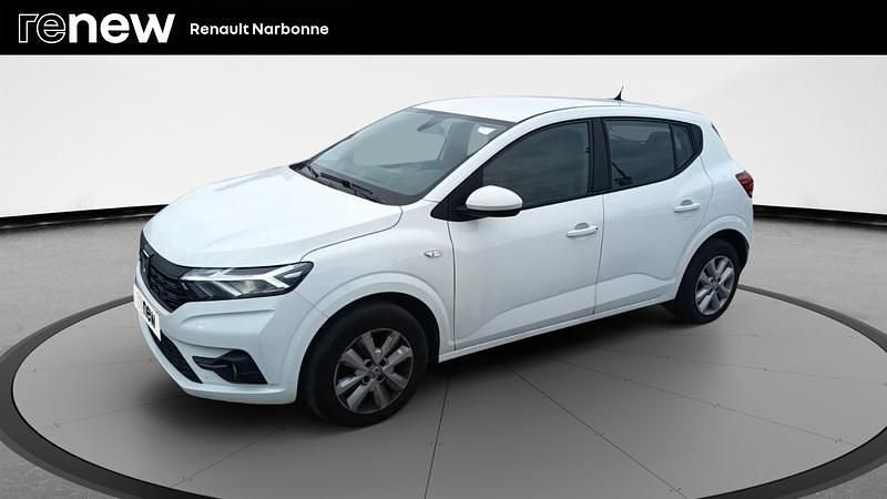 Blanc Occasion 2022 Dacia Sandero Comfort Citadine | 13 590 € (Prix juste) - Image 1/4