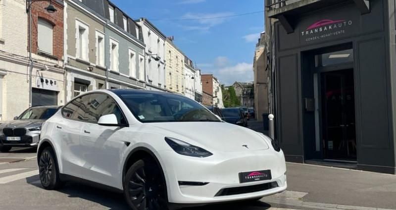 Blanc Utilisé 2022 Tesla Model Y SUV | 33 990 € (Prix juste) - Image 1/4