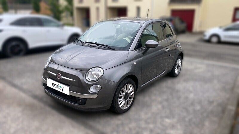 Gris Utilisé 2015 Fiat 500 Lounge Berline | 6 290 € - Image 1/4