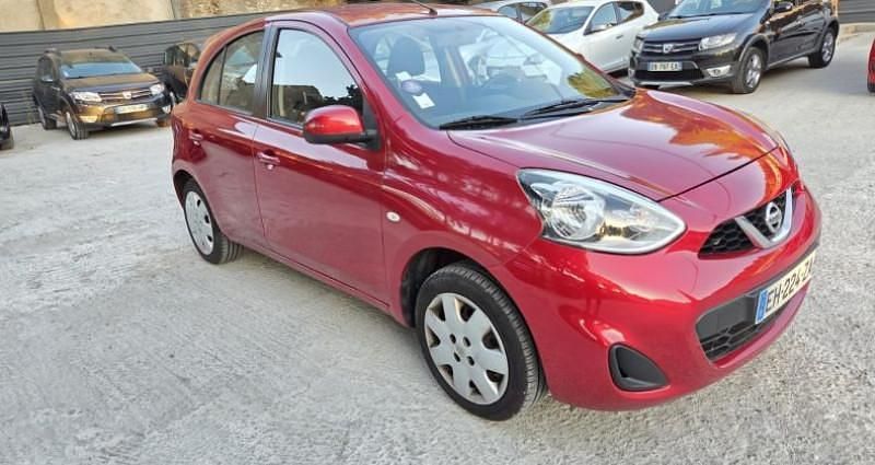Rouge Utilisé 2016 Nissan Micra Acenta Citadine | 7 490 € (Prix juste) - Image 1/4