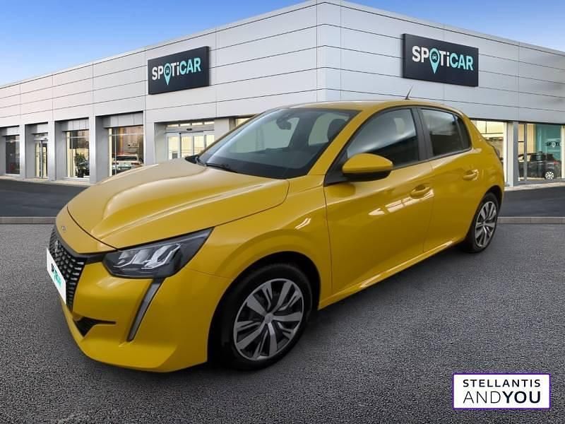 Jaune Utilisé 2020 Peugeot 208 Active Citadine | 12 190 € (Prix juste) - Image 1/4