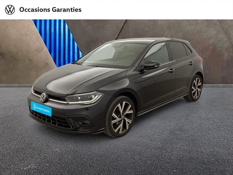 Noir intense nacré Utilisé 2022 VW Polo R-line Berline | 20 450 € (Prix juste) - Image 1/4