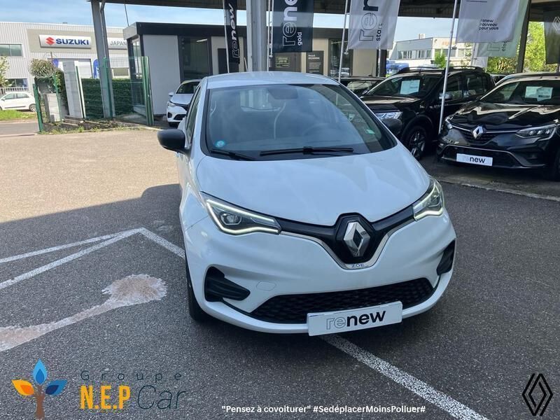 Blanc glacier Utilisé 2021 Renault Zoe Citadine | 12 490 € (Prix juste) - Image 1/4