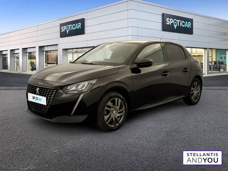 Noir Utilisé 2022 Peugeot 208 Style Citadine | 12 990 € (Prix juste) - Image 1/4