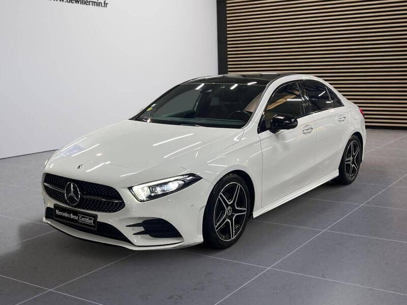 Blanc Utilisé 2020 Mercedes A200 Berline | 28 990 € (Prix assez cher) - Image 1/3
