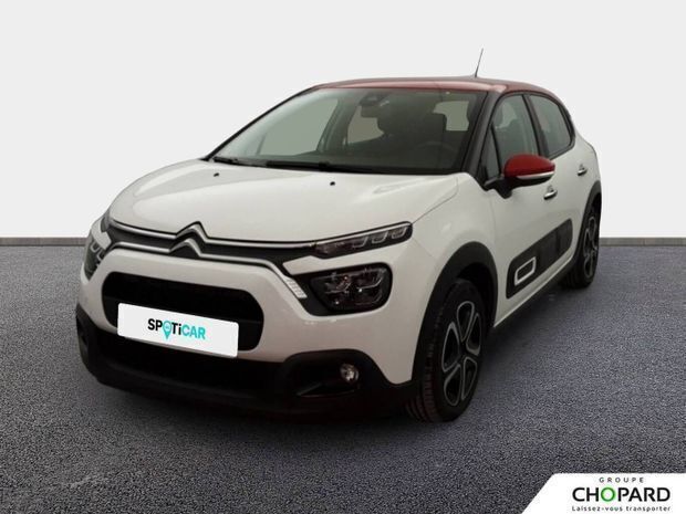 Blanc Utilisé 2022 Citroën C3 Shine Citadine | 10 790 € (Prix juste) - Image 1/4
