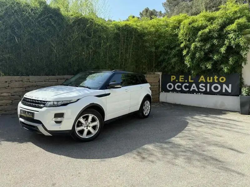 Blanc Utilisé 2012 Land Rover Range Rover evoque Dynamic SUV | 13 990 € (Prix juste) - Image 1/4