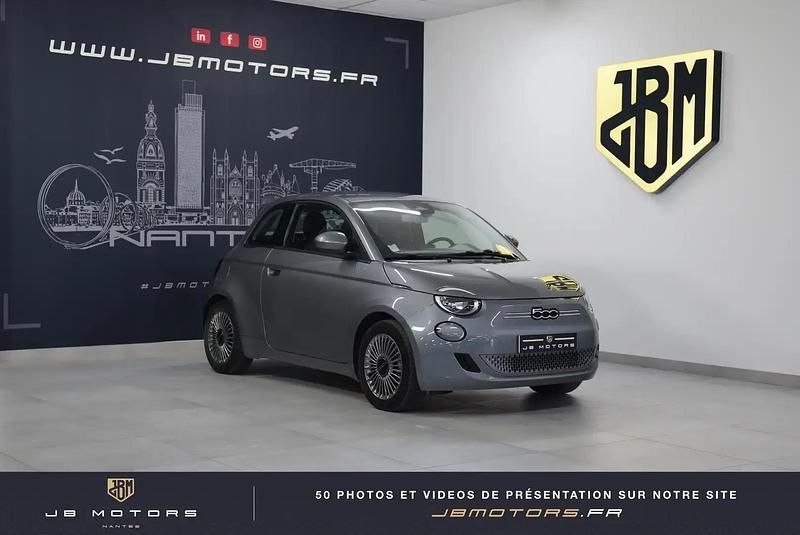 Gris Utilisé 2021 Fiat 500e Berline | 13 790 € (Super prix) - Image 1/4