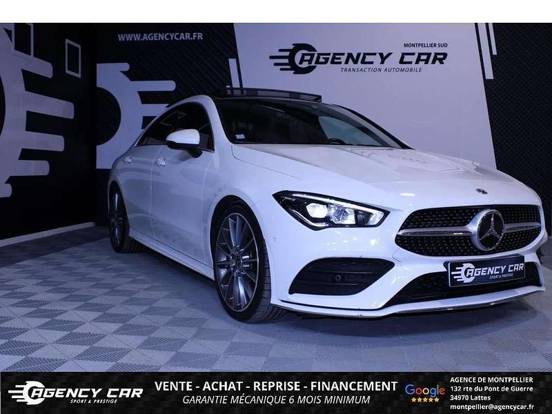 Occasion Mercedes CLA200 AMG line 163 ch (119 kW) 2020 Blanc Berline