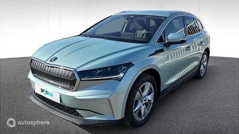 Gris Utilisé 2022 Skoda Enyaq iV SUV | 28 550 € (Bon prix) - Image 1/4