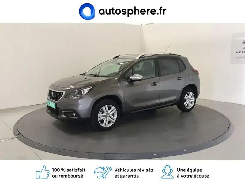 Gris Utilisé 2018 Peugeot 2008 Style SUV | 14 180 € (Prix assez cher) - Image 1/4