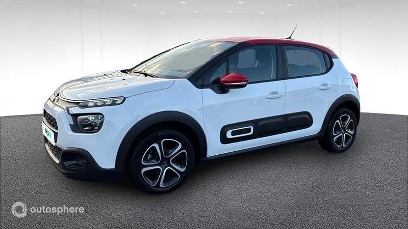 Blanc Utilisé 2022 Citroën C3 PureTech Citadine | 11 980 € (Prix juste) - Image 1/4