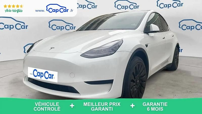 Blanc Occasion 2024 Tesla Model Y Long Range RWD SUV | 33 890 € (Prix cher) - Image 1/4