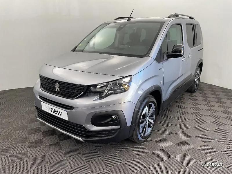 Gris Utilisé 2020 Peugeot Rifter GT-line Monospace | 18 990 € (Prix juste) - Image 1/4