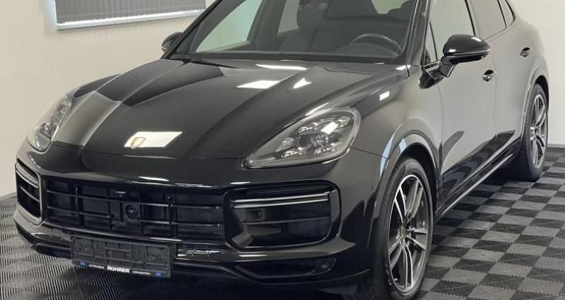 Noir Utilisé 2018 Porsche Cayenne Turbo SUV | 67 490 € (Prix juste) - Image 1/4
