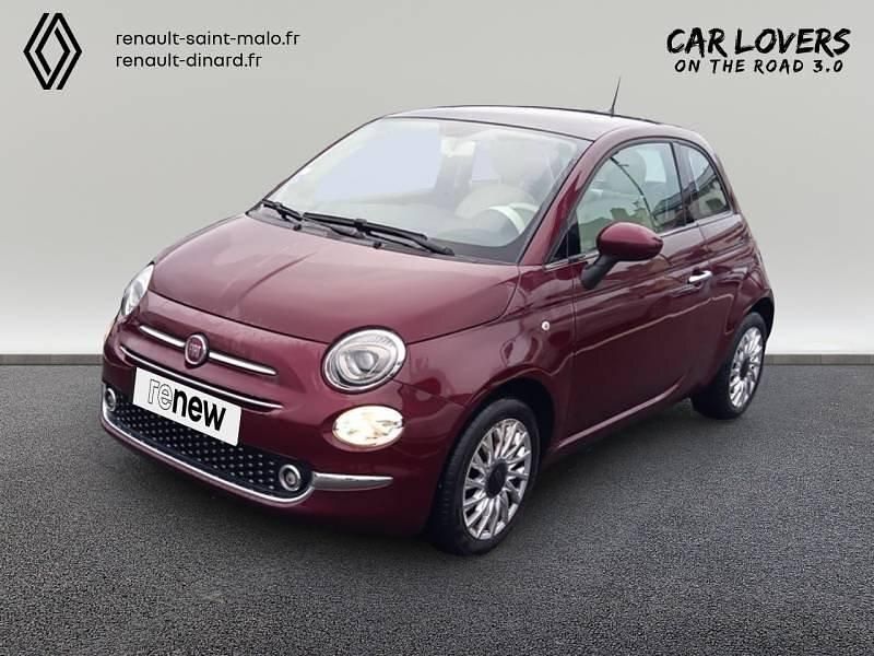 Rouge Occasion 2019 Fiat 500 Lounge Citadine | 10 490 € (Prix juste) - Image 1/4