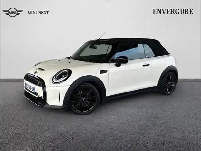 Blanc Utilisé 2022 Mini Cooper S Cabriolet Premium Plus Cabriolet | 32 990 € (Prix assez cher) - Image 1/4