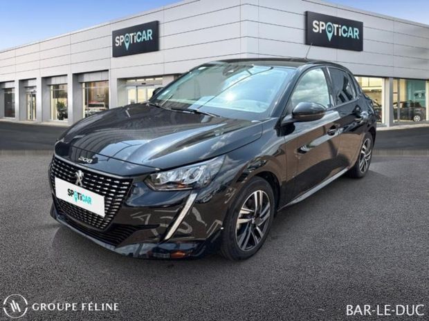 Noir Utilisé 2023 Peugeot 208 Allure Citadine | 15 840 € (Prix juste) - Image 1/4