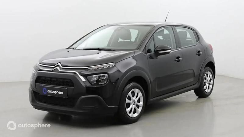 Noir Utilisé 2020 Citroën C3 Feel Citadine | 9 499 € (Prix juste) - Image 1/4