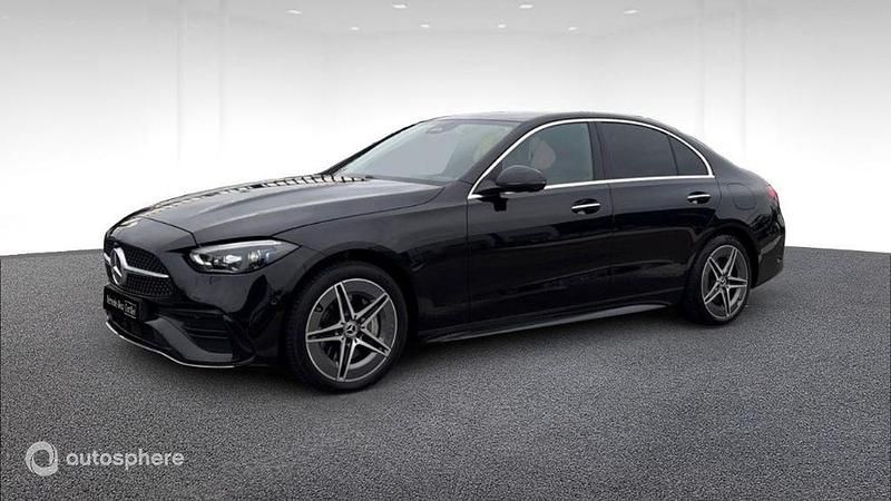 Noir Utilisé 2024 Mercedes C300e AMG line Berline | 39 790 € (Prix juste) - Image 1/4