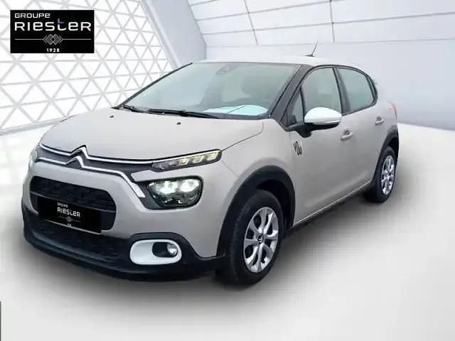 Beige Occasion 2021 Citroën C3 PureTech Berline | 9 980 € (Bon prix) - Image 1/4