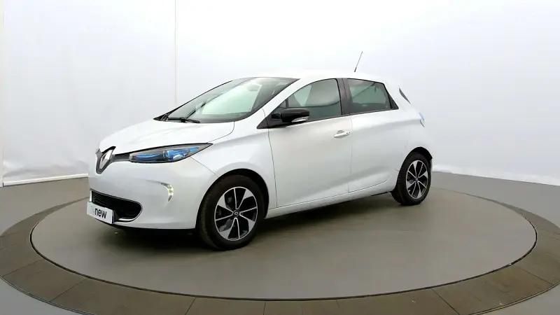 Blanc nacre Utilisé 2018 Renault Zoe Intens Citadine | 7 800 € (Prix juste) - Image 1/4