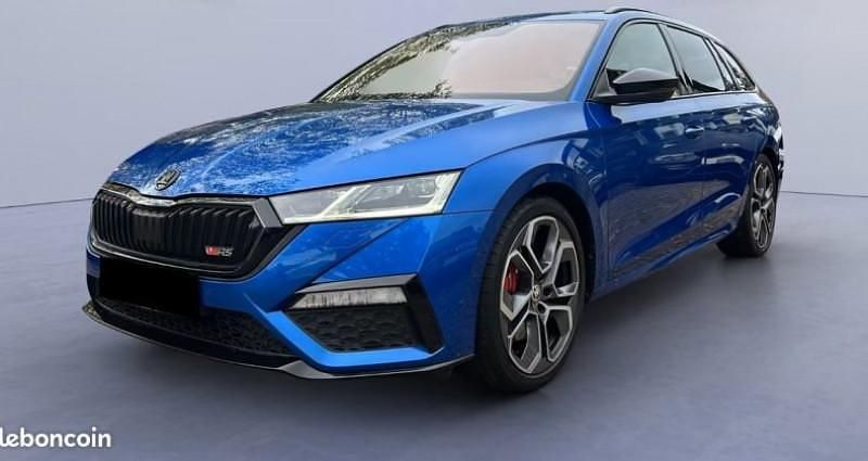 Bleu Occasion 2022 Skoda Octavia RS Break | 33 490 € (Prix juste) - Image 1/4