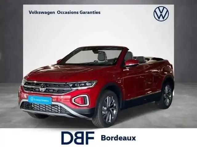 Nouvelle VW T-Roc Cabriolet Style 150 ch (110 kW) 2025 Rouge Cabriolet