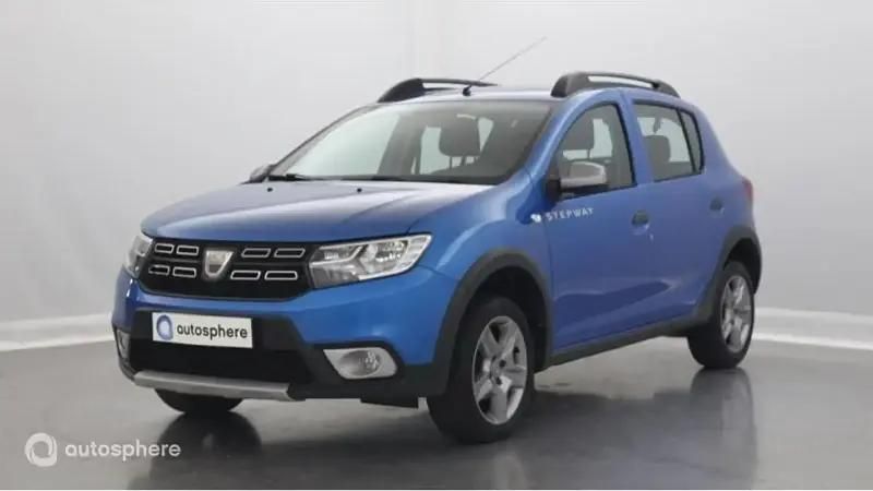 Bleu Utilisé 2019 Dacia Sandero Stepway Citadine | 9 799 € (Prix juste) - Image 1/4