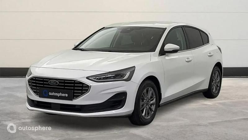 Blanc Utilisé 2023 Ford Focus Titanium Berline | 20 999 € (Prix juste) - Image 1/4