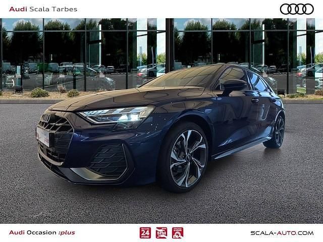 Bleu navarre métallisé Occasion 2025 Audi A3 S-Line | 35 990 € (Prix assez cher) - Image 1/4