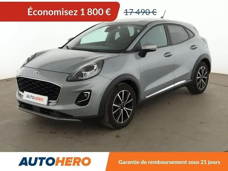 Gris Occasion 2021 Ford Puma Titanium SUV | 15 690 € (Bon prix) - Image 1/2