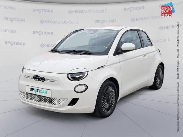 Blanc Utilisé 2022 Fiat 500e Citadine | 17 499 € (Prix juste) - Image 1/4