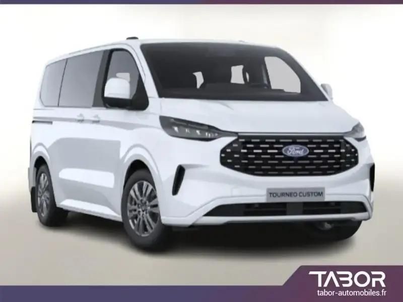 Blanc Nouvelle 2025 Ford Tourneo Custom Monospace | 46 567 € (Prix juste) - Image 1/4
