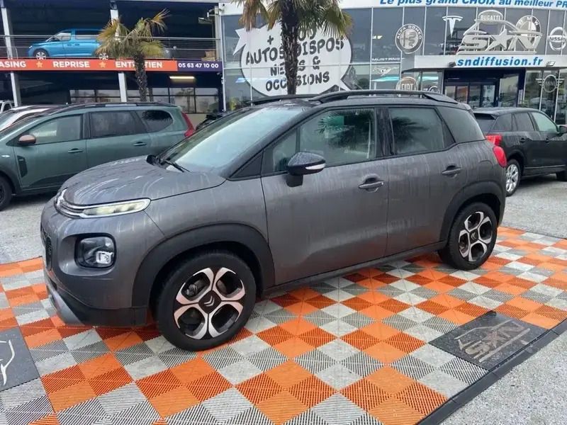 Gris Utilisé 2020 Citroën C3 Aircross PureTech SUV | 13 980 € (Bon prix) - Image 1/4