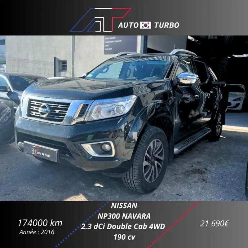 Noir Occasion 2016 Nissan Navara Tekna Pick-up | 21 690 € (Prix juste) - Image 1/4