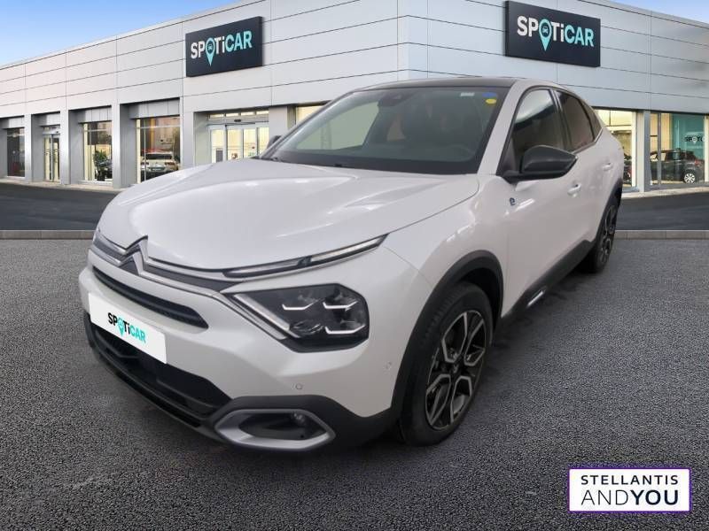 Blanc Utilisé 2023 Citroën e-C4 Shine Berline | 21 490 € (Prix juste) - Image 1/3