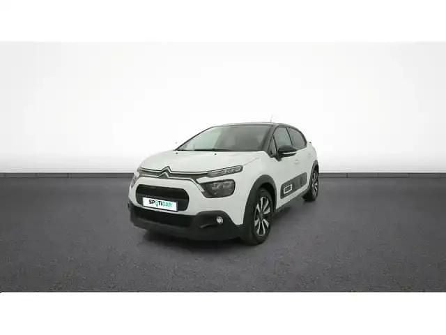 Blanc Occasion 2023 Citroën C3 Shine Citadine | 11 489 € (Prix juste) - Image 1/4