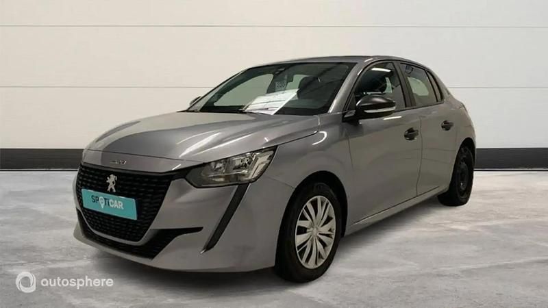 Gris Occasion 2019 Peugeot 208 S Citadine | 9 499 € (Bon prix) - Image 1/4