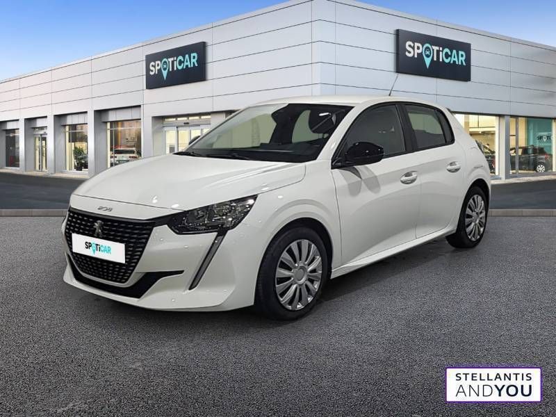 Blanc Utilisé 2023 Peugeot 208 Active Citadine | 12 980 € (Bon prix) - Image 1/3