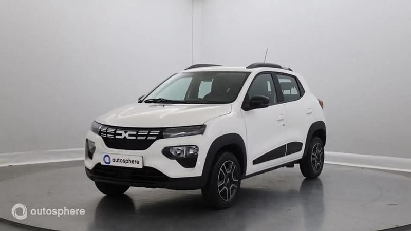 Blanc Utilisé 2023 Dacia Spring Essentiel Citadine | 9 799 € (Prix juste) - Image 1/4