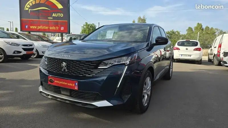 Bleu Utilisé 2021 Peugeot 3008 Active Monospace | 17 890 € (Super prix) - Image 1/4